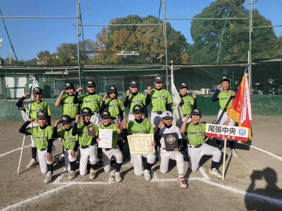 犬山会長旗争奪リトルリーグ野球大会優勝！